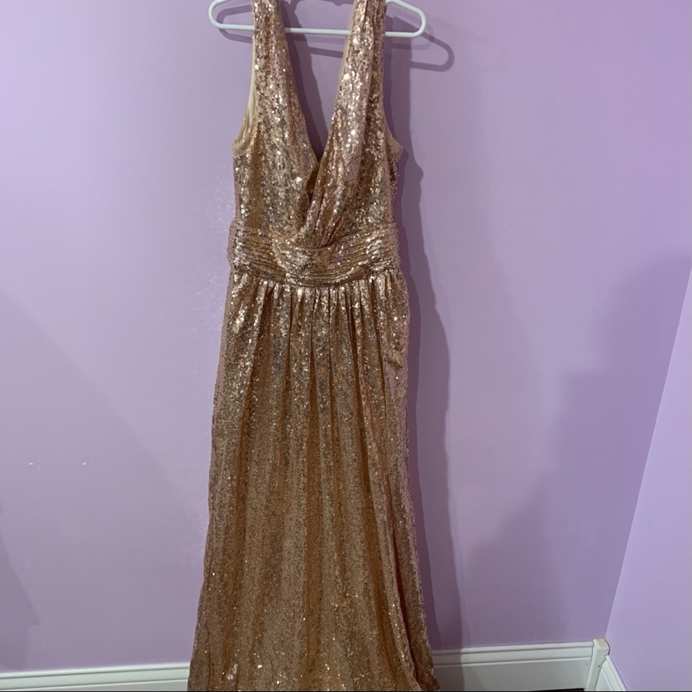 Rose Gold Prom/ Formal Dress